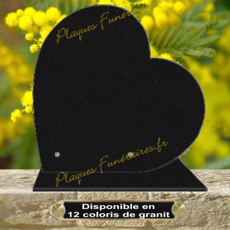Plaque funéraire personnalisable livre en granit 40x30 à personnaliser -  France Tombale